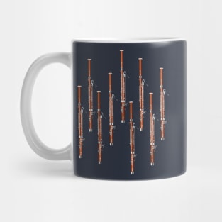 Bassoon on black Mug